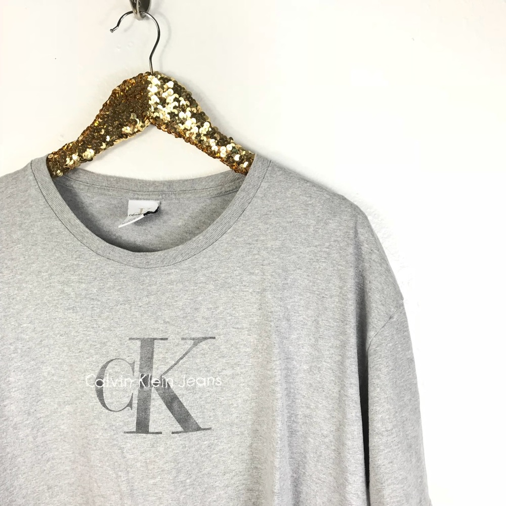 Calvin Klein | Retro Heather gray T Shirt - Picture 6 of 6